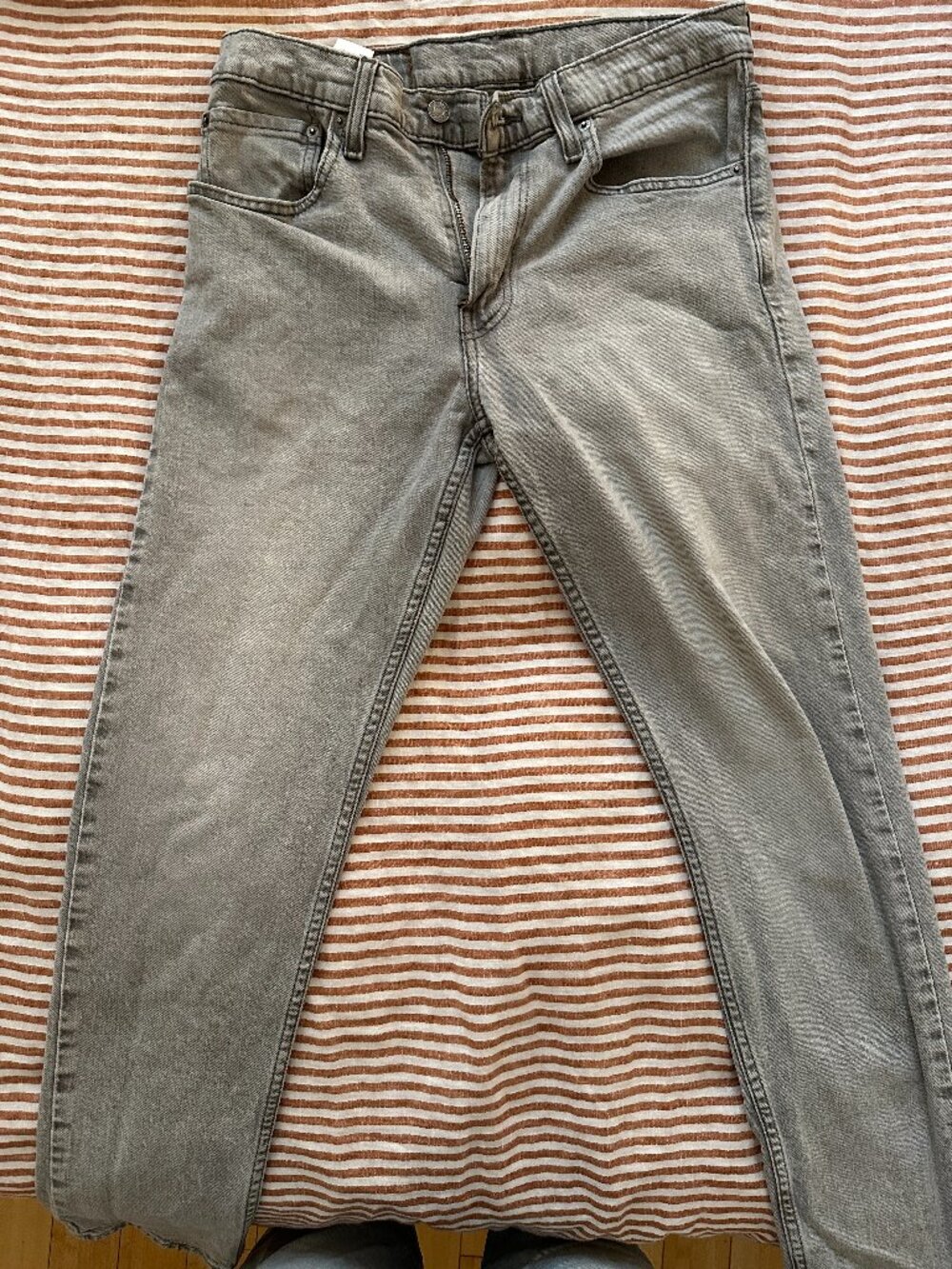Levis 512 31/30 Grey Jeans